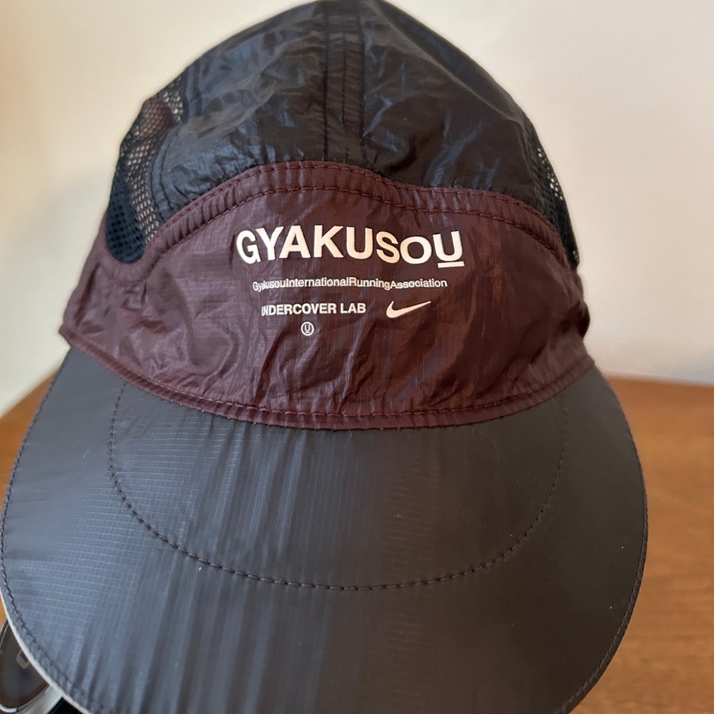 Gyakusou undercover lab Nike Black and Burgundy Running Cap